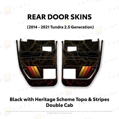 Taco Vinyl Tundra Door Skins | '14 - '21 Tundra