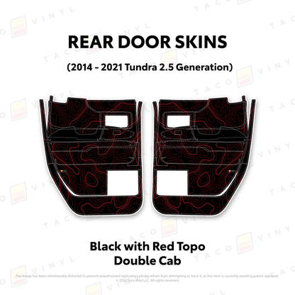Taco Vinyl Tundra Door Skins | '14 - '21 Tundra