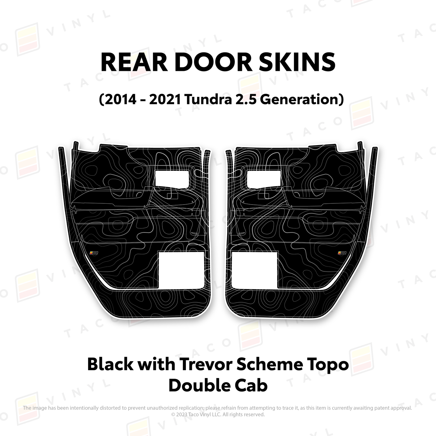 Taco Vinyl Tundra Door Skins | '14 - '21 Tundra