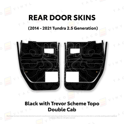 Taco Vinyl Tundra Door Skins | '14 - '21 Tundra