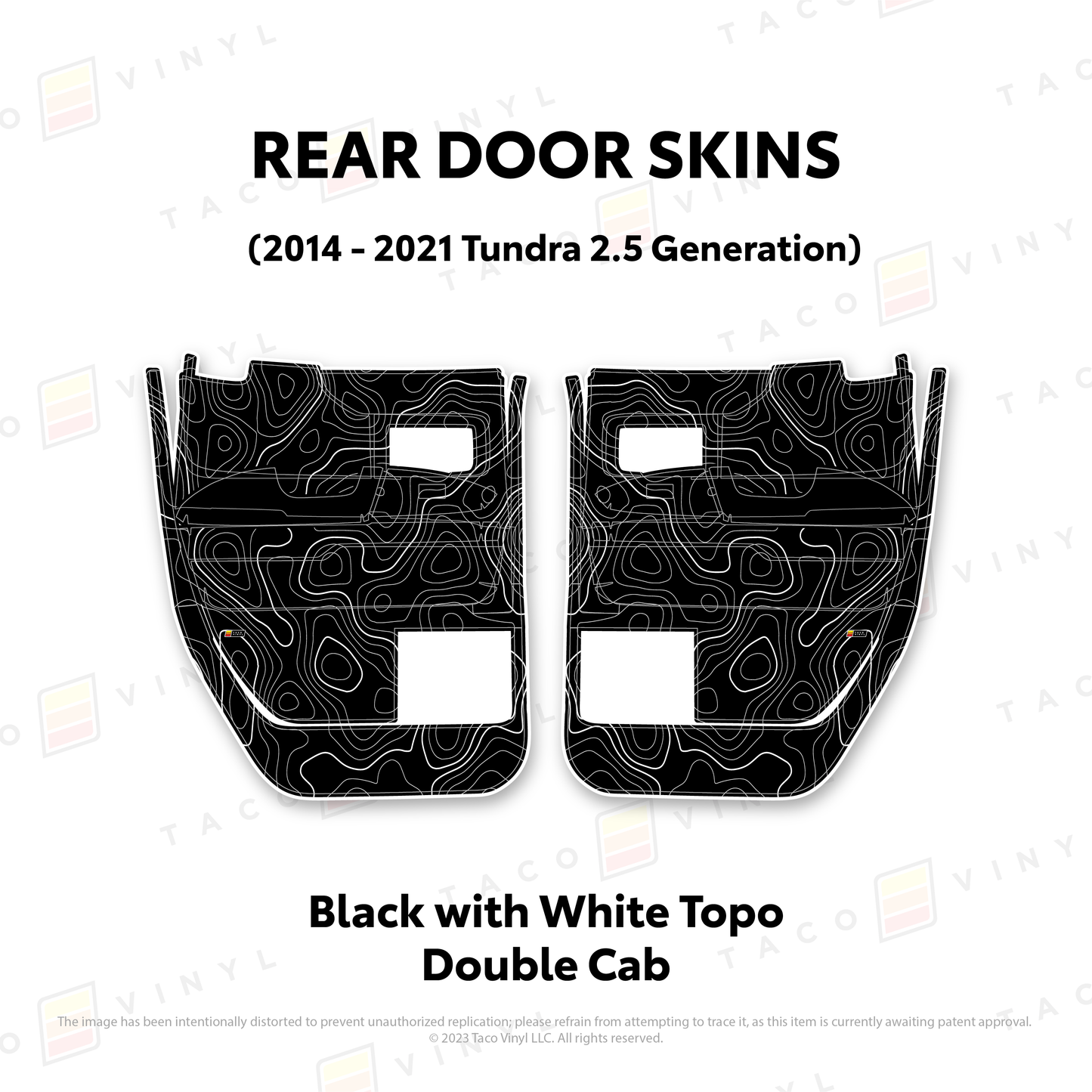Taco Vinyl Tundra Door Skins | '14 - '21 Tundra