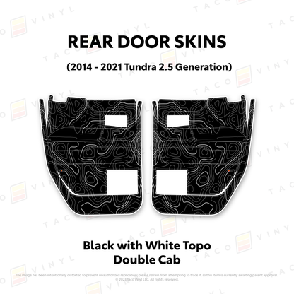Taco Vinyl Tundra Door Skins | '14 - '21 Tundra