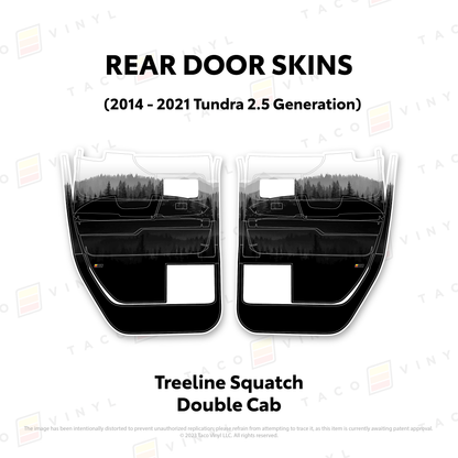 Taco Vinyl Tundra Door Skins | '14 - '21 Tundra
