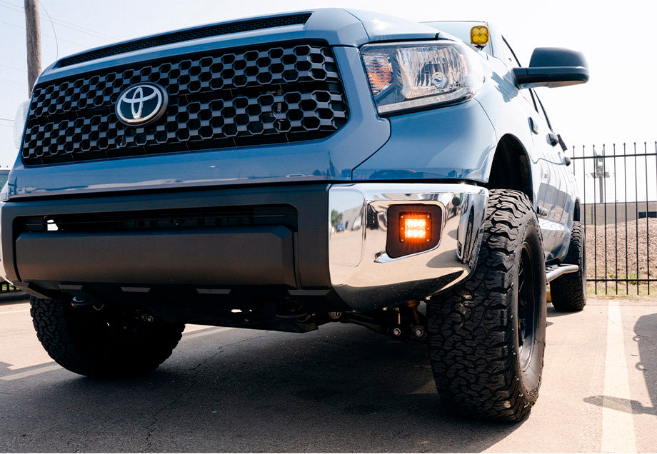 Cali Raised Tundra LED Fog Light Pod Replacements Brackets Kit | '14 - '21 Tundra