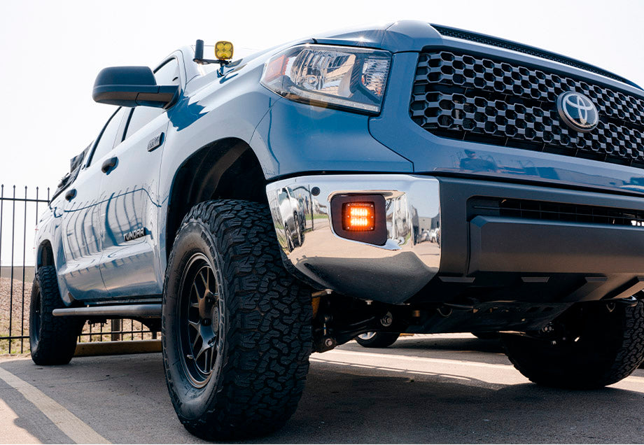 Cali Raised Tundra LED Fog Light Pod Replacements Brackets Kit | '14 - '21 Tundra
