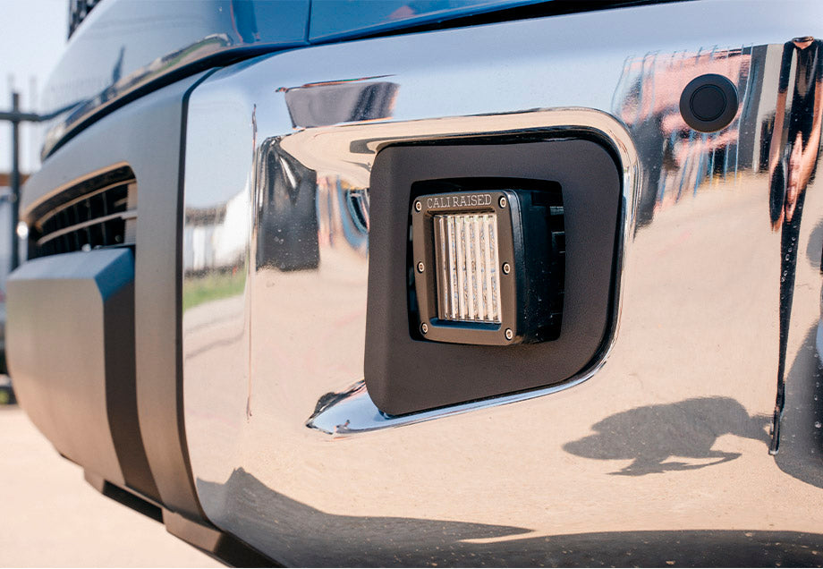 Cali Raised Tundra LED Fog Light Pod Replacements Brackets Kit | '14 - '21 Tundra