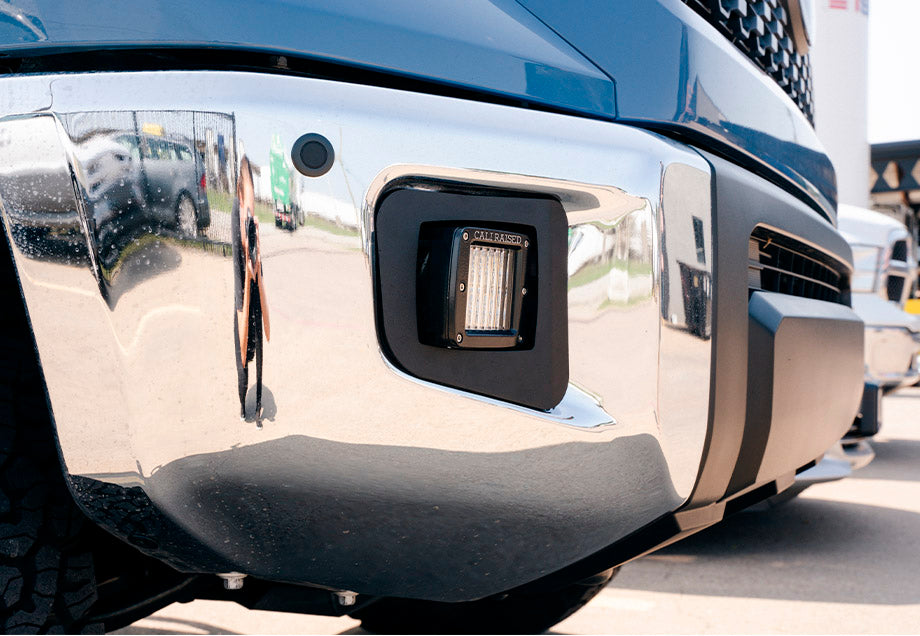Cali Raised Tundra LED Fog Light Pod Replacements Brackets Kit | '14 - '21 Tundra
