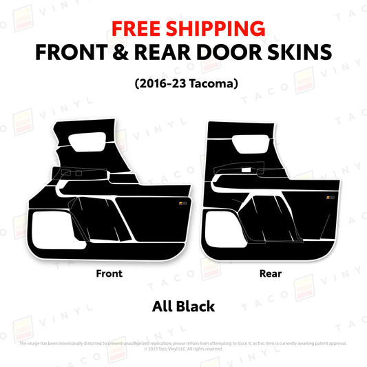 Taco Vinyl Tacoma Door Skins | '16 - '23 Tacoma