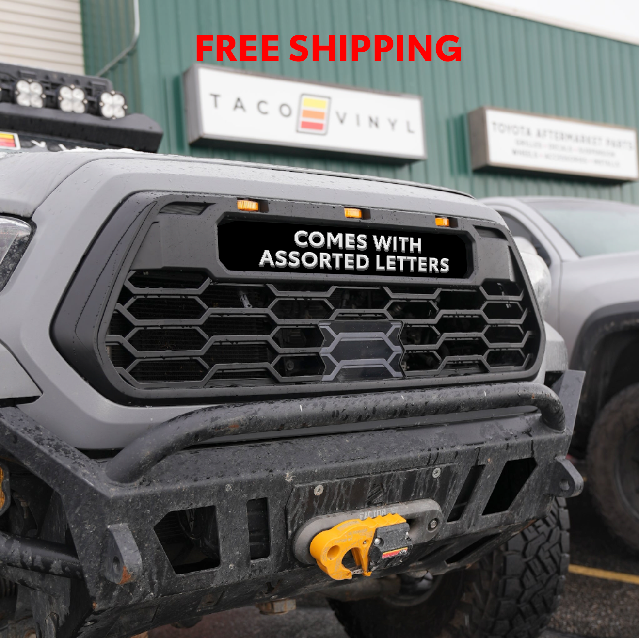 Taco Vinyl Tacoma Alpha Front Grille | '16 - '23 Tacoma