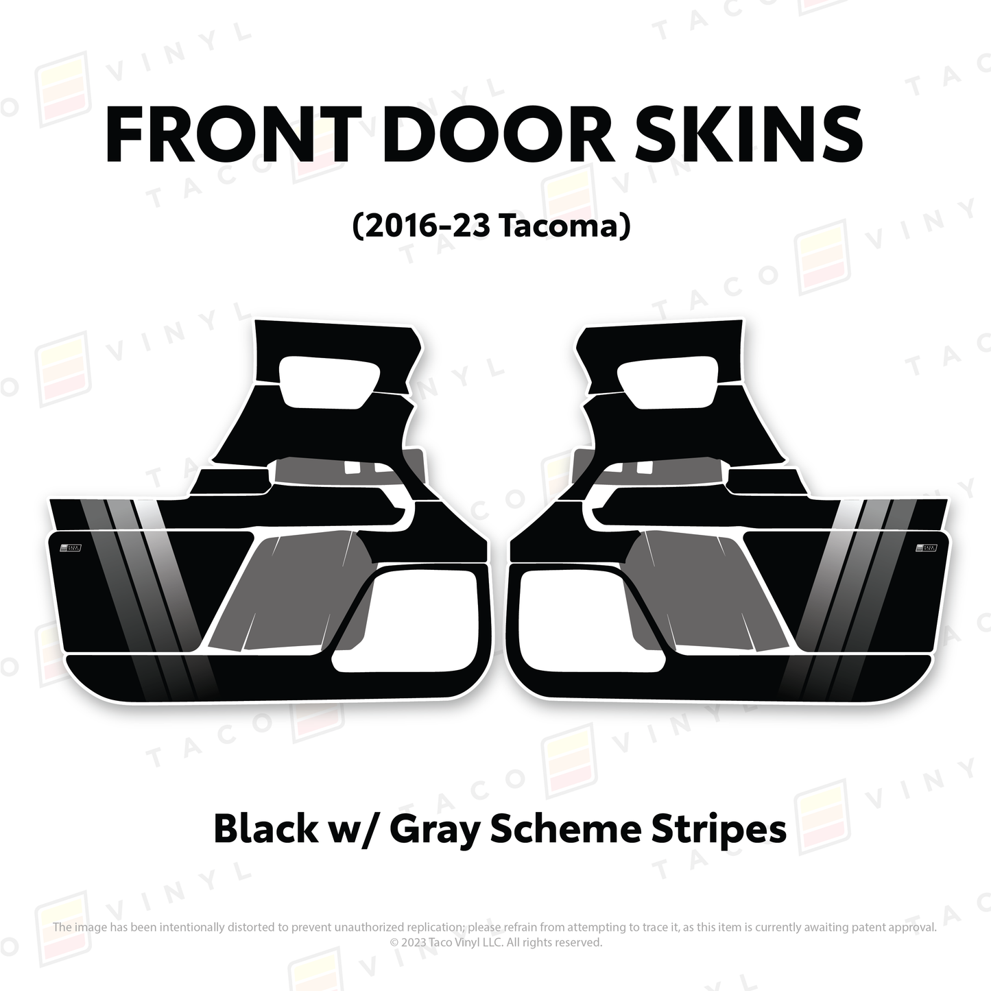 Taco Vinyl Tacoma Door Skins | '16 - '23 Tacoma