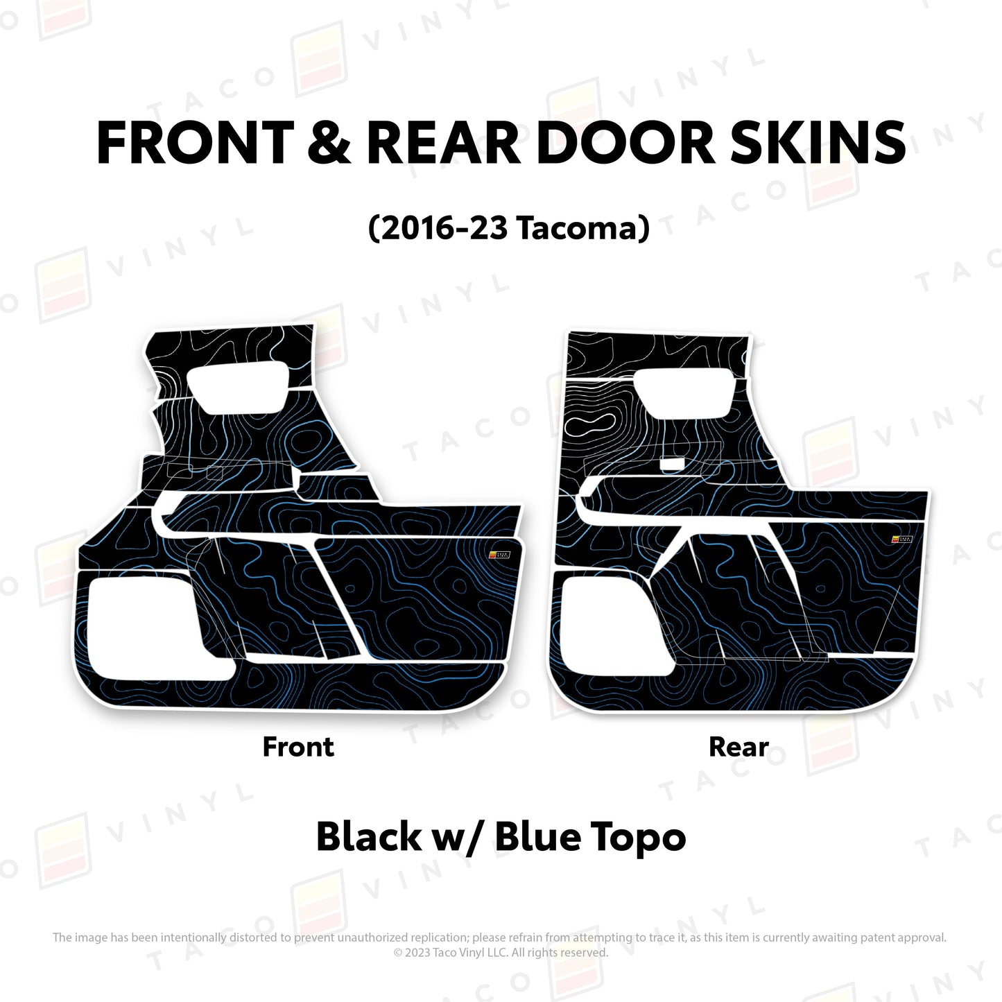 Taco Vinyl Tacoma Door Skins | '16 - '23 Tacoma