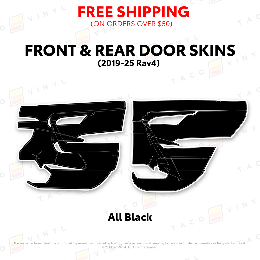 Taco Vinyl Rav4 Door Skins | '19 - '25 Rav4