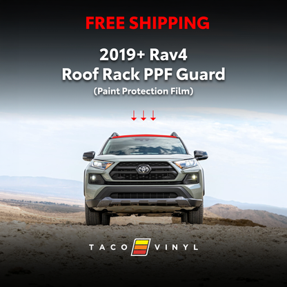 Taco Vinyl Rav4 PPF Roof Rack Guard | '19 - '25 Rav4