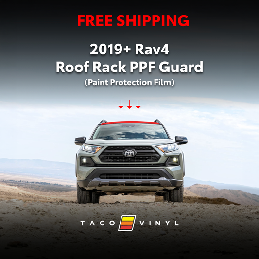 Taco Vinyl Rav4 PPF Roof Rack Guard | '19 - '25 Rav4