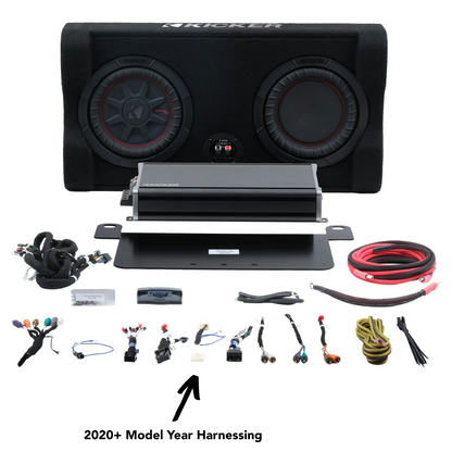 Kicker Plug & Play 5-Channel Amplifier and Down-fire Subwoofer Kit | '10 - '24 4Runner