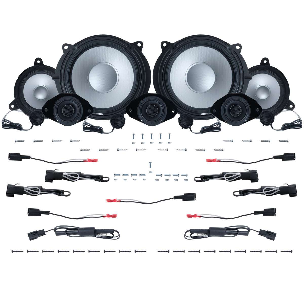 Alpine 6, 9 or 11 Speaker Plug & Play Bundle (8