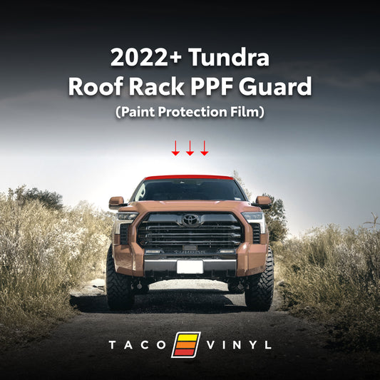 Taco Vinyl Tundra PPF Roof Rack Guard | '22+ Tundra