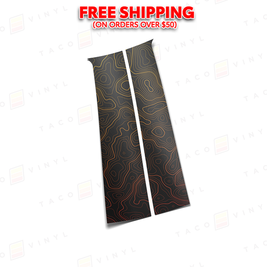 Taco Vinyl Tundra/Sequoia Door Pillar Decals | '22+ Tundra/'23+ Sequoia