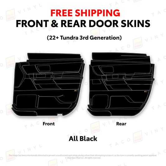 Taco Vinyl Tundra Door Skins | '22+ Tundra