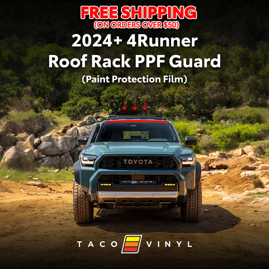 Taco Vinyl 4Runner PPF Roof Rack Guard | '25+ 4Runner
