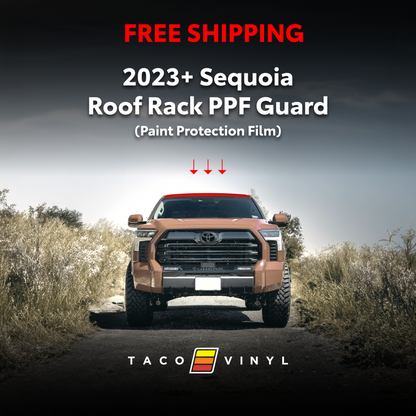 Taco Vinyl Tundra PPF Roof Rack Guard | '22+ Tundra