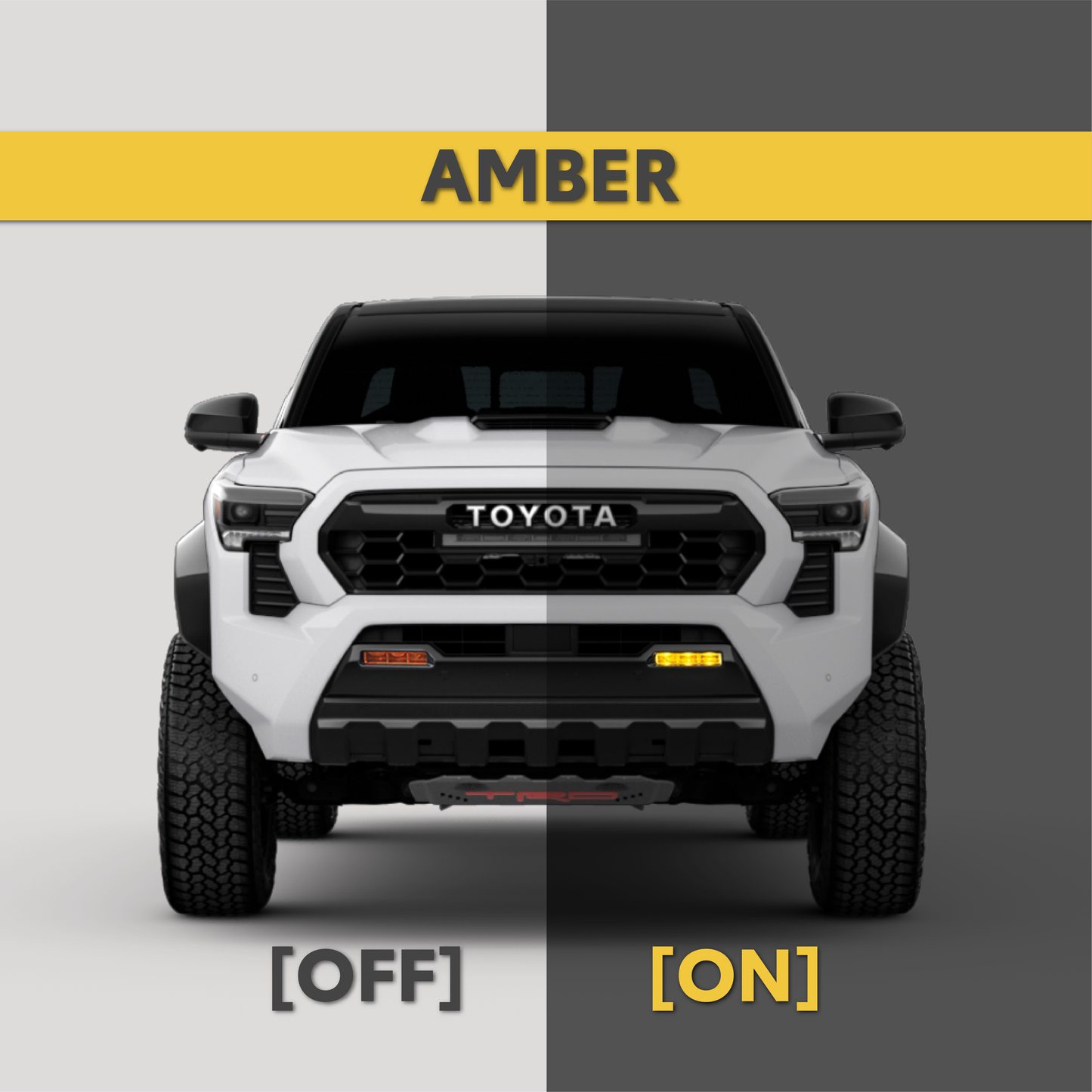 Taco Vinyl Tacoma/4Runner Fog Light Overlay | 24+ Tacoma/25+ 4Runner