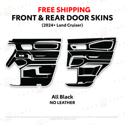 Taco Vinyl Land Cruiser 250 Door Skins | '24+ Land Cruiser