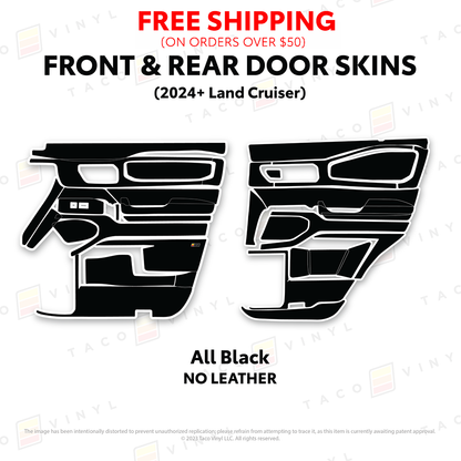 Taco Vinyl Land Cruiser 250 Door Skins | '24+ Land Cruiser