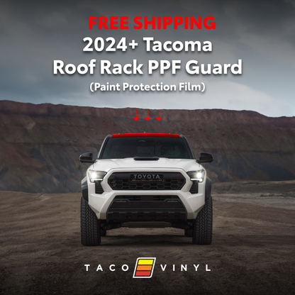 Taco Vinyl Tacoma PPF Roof Rack Guard | '24+ Tacoma