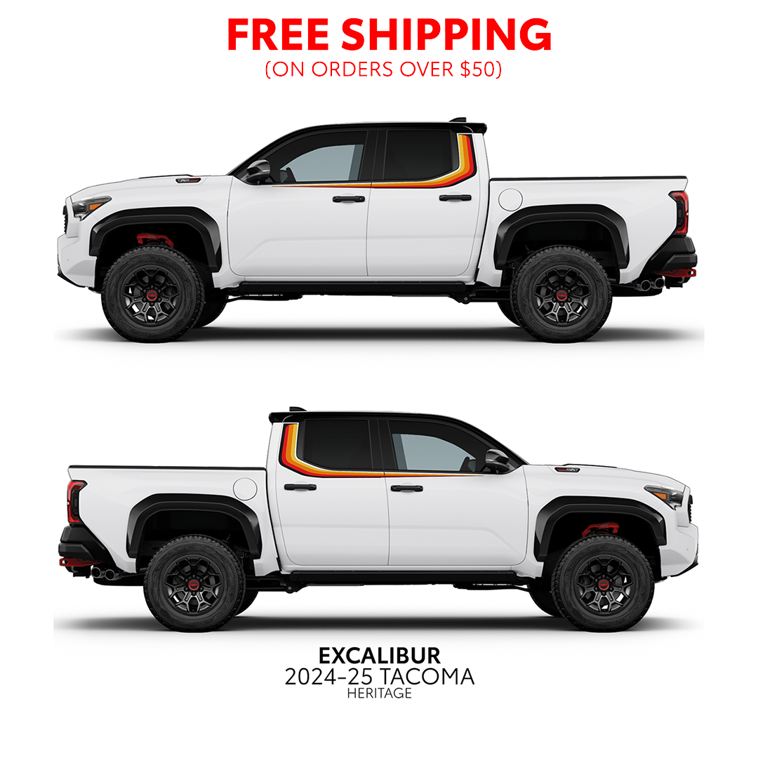 Taco Vinyl Tacoma Excalibur Decal Kit | '24+ Tacoma