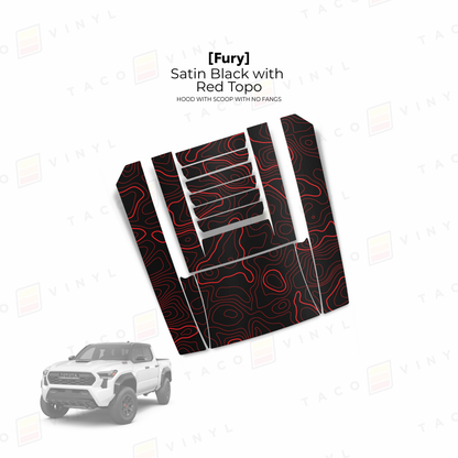 Taco Vinyl Tacoma/4Runner Fury Hood Scoop Stamp | '24+ Tacoma/'25+ 4Runner