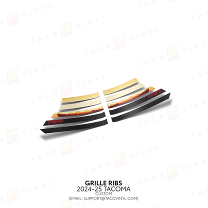 Taco Vinyl Tacoma Glowing Edge Grille Rib Decal | '24+ Tacoma