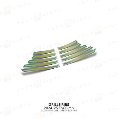 Taco Vinyl Tacoma Glowing Edge Grille Rib Decal | '24+ Tacoma