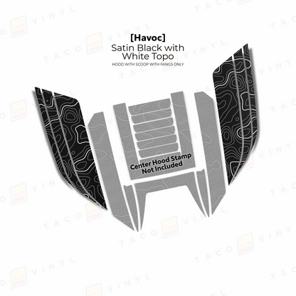 Taco Vinyl Tacoma/4Runner Havoc Hood Scoop Stamp | '24+ Tacoma/'25+ 4Runner