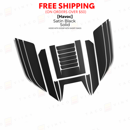 Taco Vinyl Tacoma/4Runner Havoc Hood Scoop Stamp | '24+ Tacoma/'25+ 4Runner