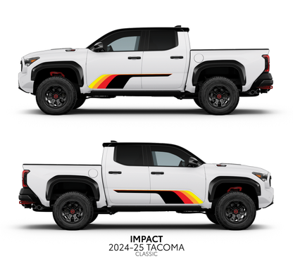 Taco Vinyl Tacoma Impact Rocker Panel Decal Kit | 2024+ Tacoma