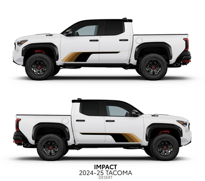 Taco Vinyl Tacoma Impact Rocker Panel Decal Kit | 2024+ Tacoma