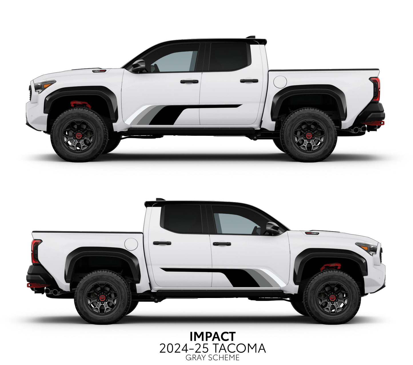 Taco Vinyl Tacoma Impact Rocker Panel Decal Kit | 2024+ Tacoma