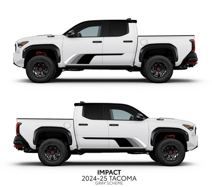 Taco Vinyl Tacoma Impact Rocker Panel Decal Kit | 2024+ Tacoma