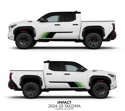 Taco Vinyl Tacoma Impact Rocker Panel Decal Kit | 2024+ Tacoma