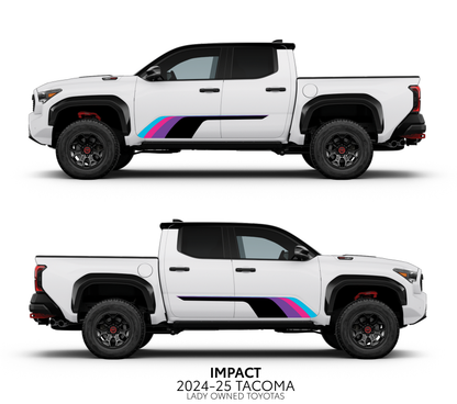 Taco Vinyl Tacoma Impact Rocker Panel Decal Kit | 2024+ Tacoma