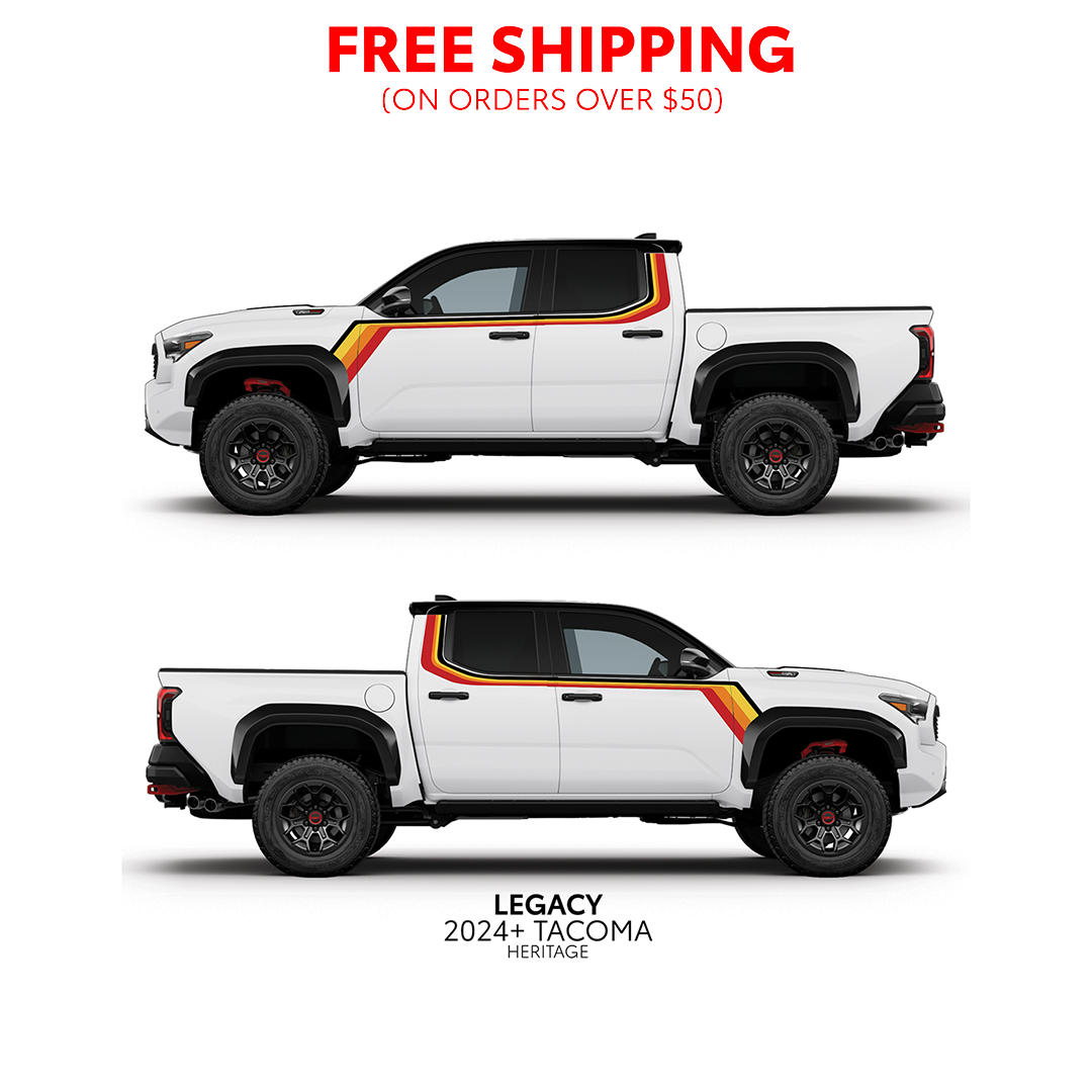 Taco Vinyl Tacoma Legacy Decal Kit | '24+ Tacoma