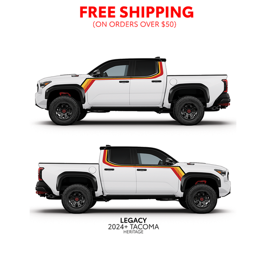 Taco Vinyl Tacoma Legacy Decal Kit | '24+ Tacoma