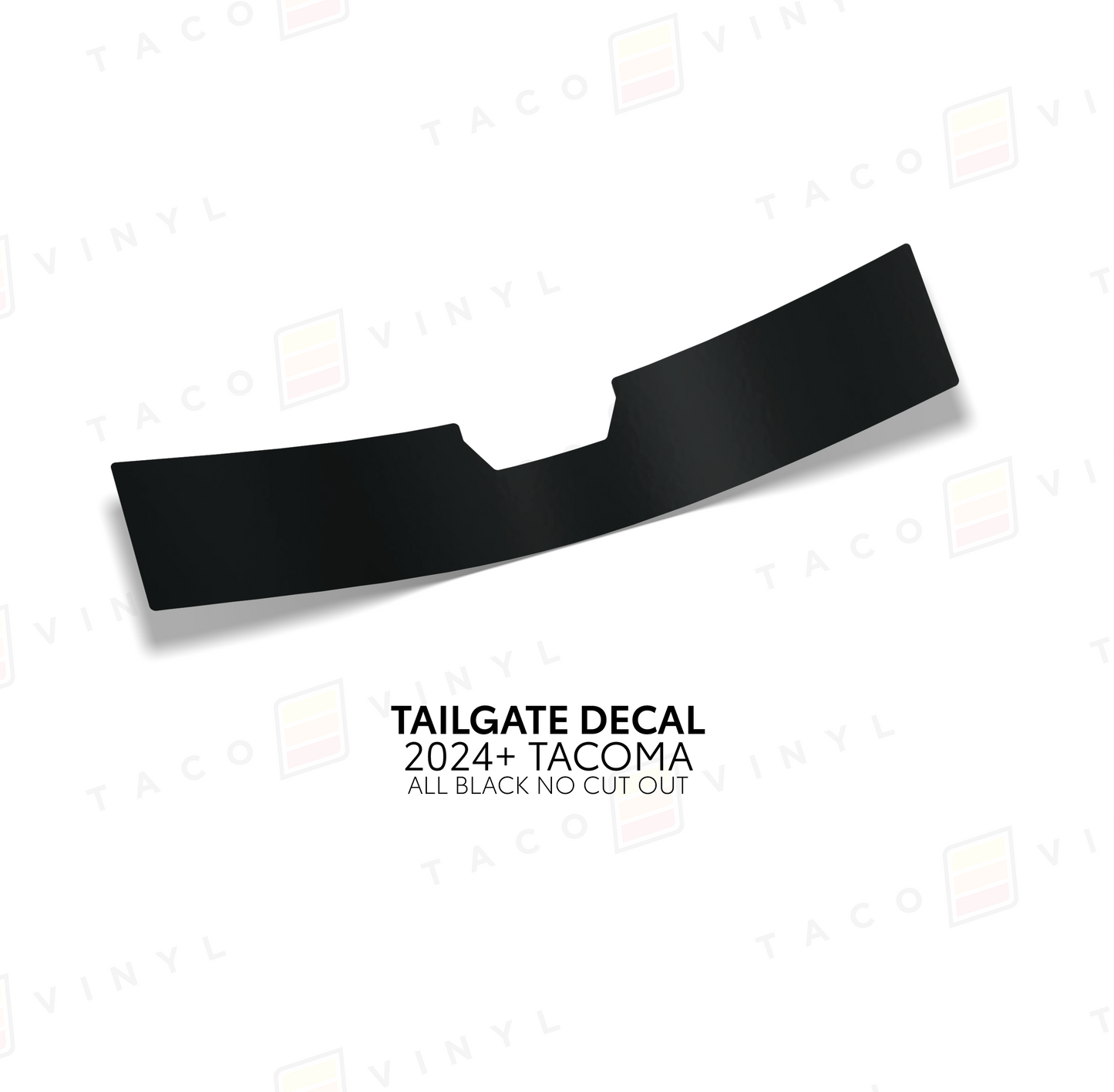 Taco Vinyl Tacoma Tailgate Topo Decal | '24+ Tacoma