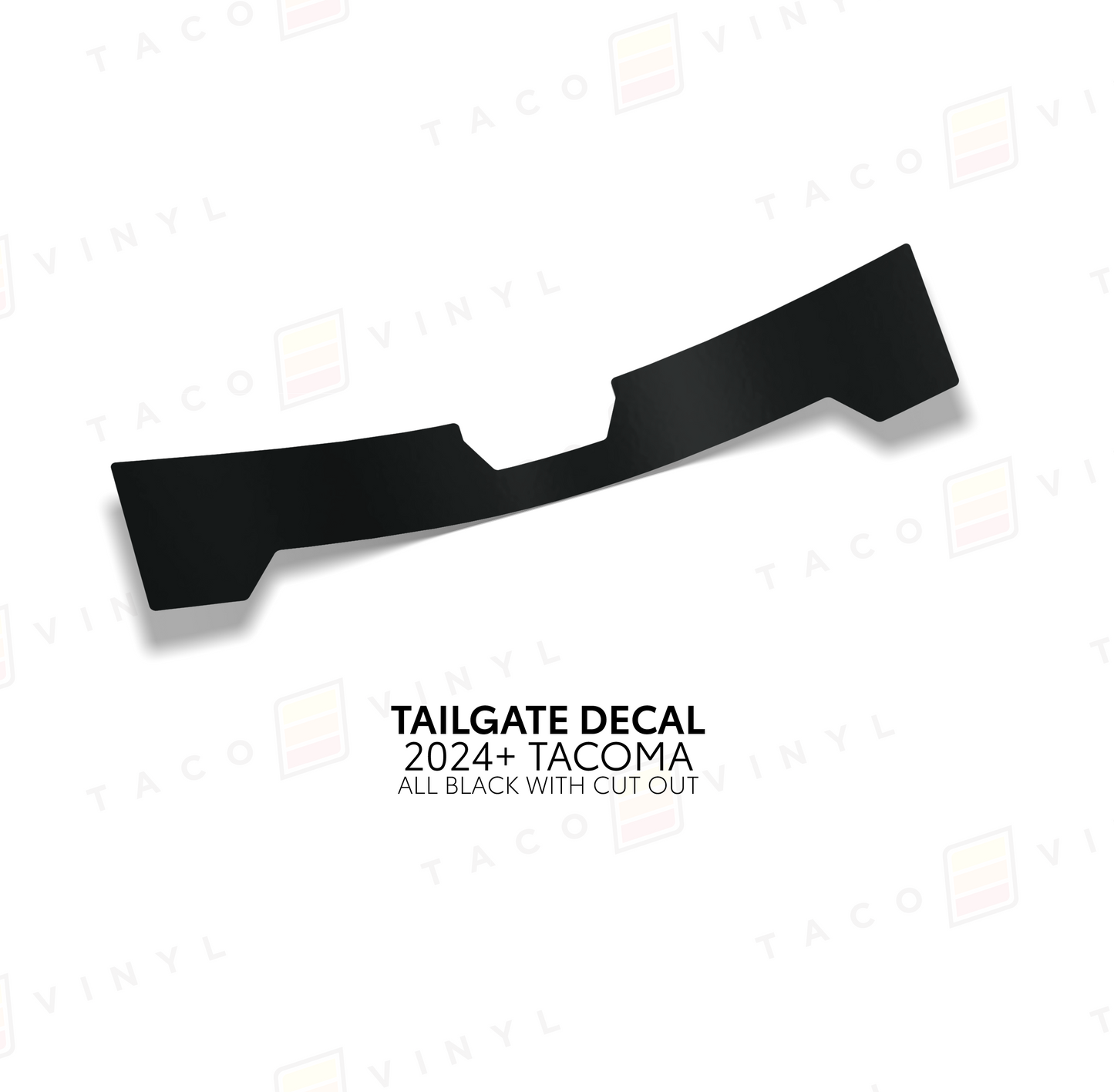 Taco Vinyl Tacoma Tailgate Topo Decal | '24+ Tacoma