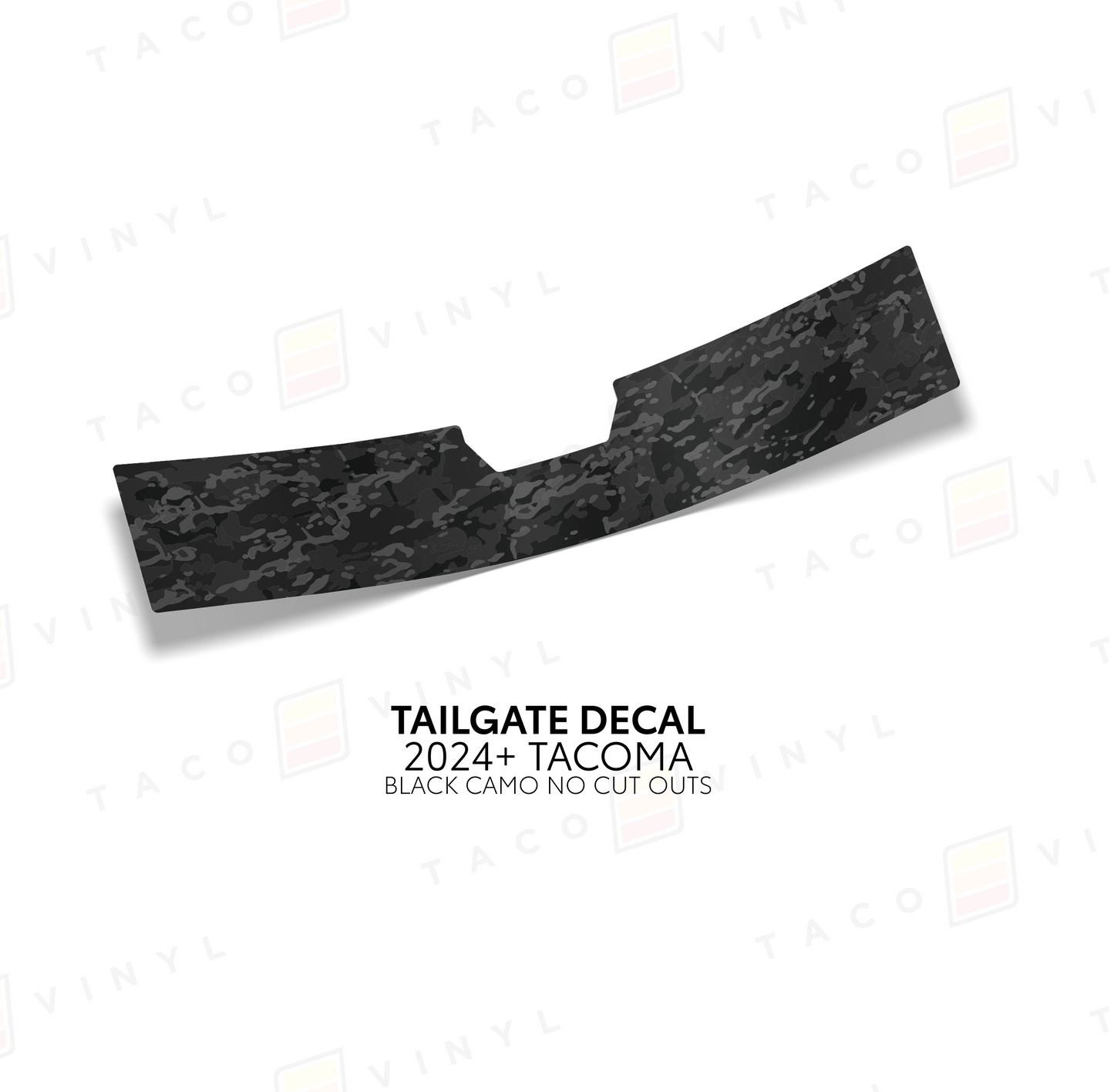 Taco Vinyl Tacoma Tailgate Topo Decal | '24+ Tacoma