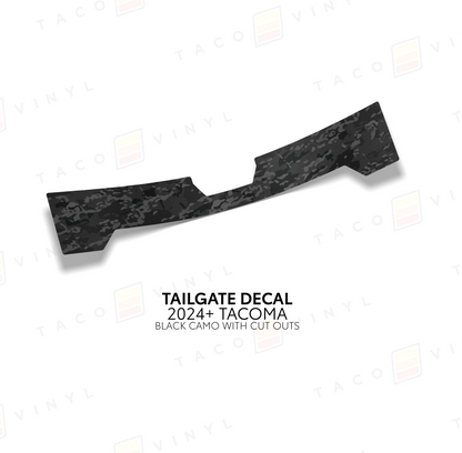 Taco Vinyl Tacoma Tailgate Topo Decal | '24+ Tacoma