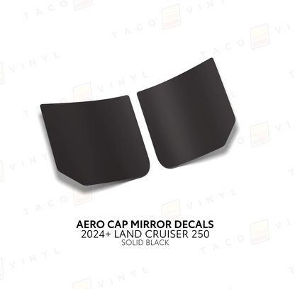 Taco Vinyl Land Cruiser 250 Aero Cap Mirror Decals | '24+ Land Cruiser
