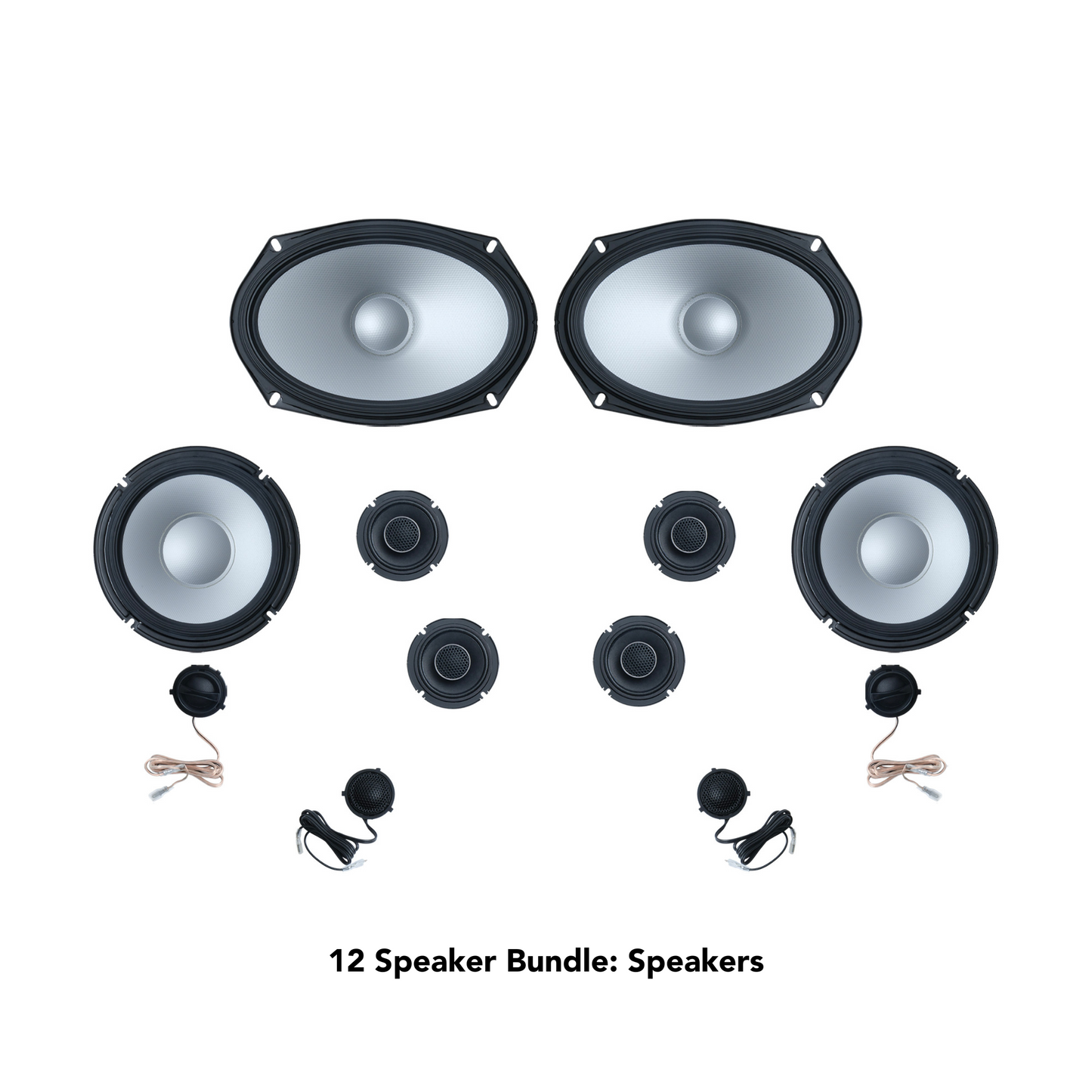 Alpine 8 or 12 Speaker Plug & Play Bundle (6x9 Front Door Speaker) | '25+ 4Runner