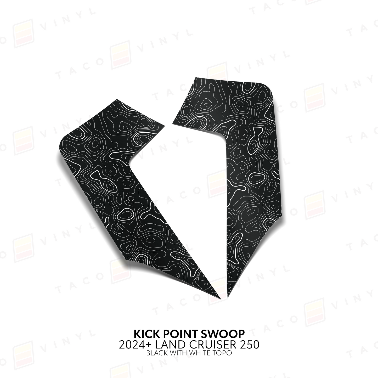 Taco Vinyl Land Cruiser 250 Kick Point Swoop | 2024+ Land Cruiser